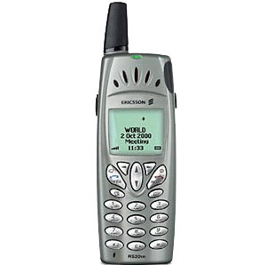 Silver Ericsson R520 R520m Classic Mobile Phone, brand new & boxed