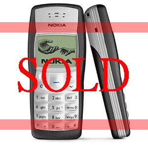 Nokia 1100, dualband mobile phone - Refurbished