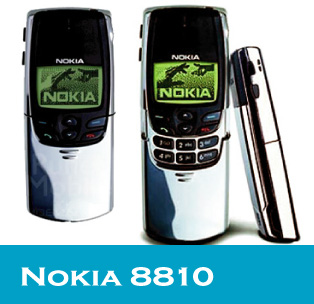 Nokia 8810 Classic Mettelic Phone